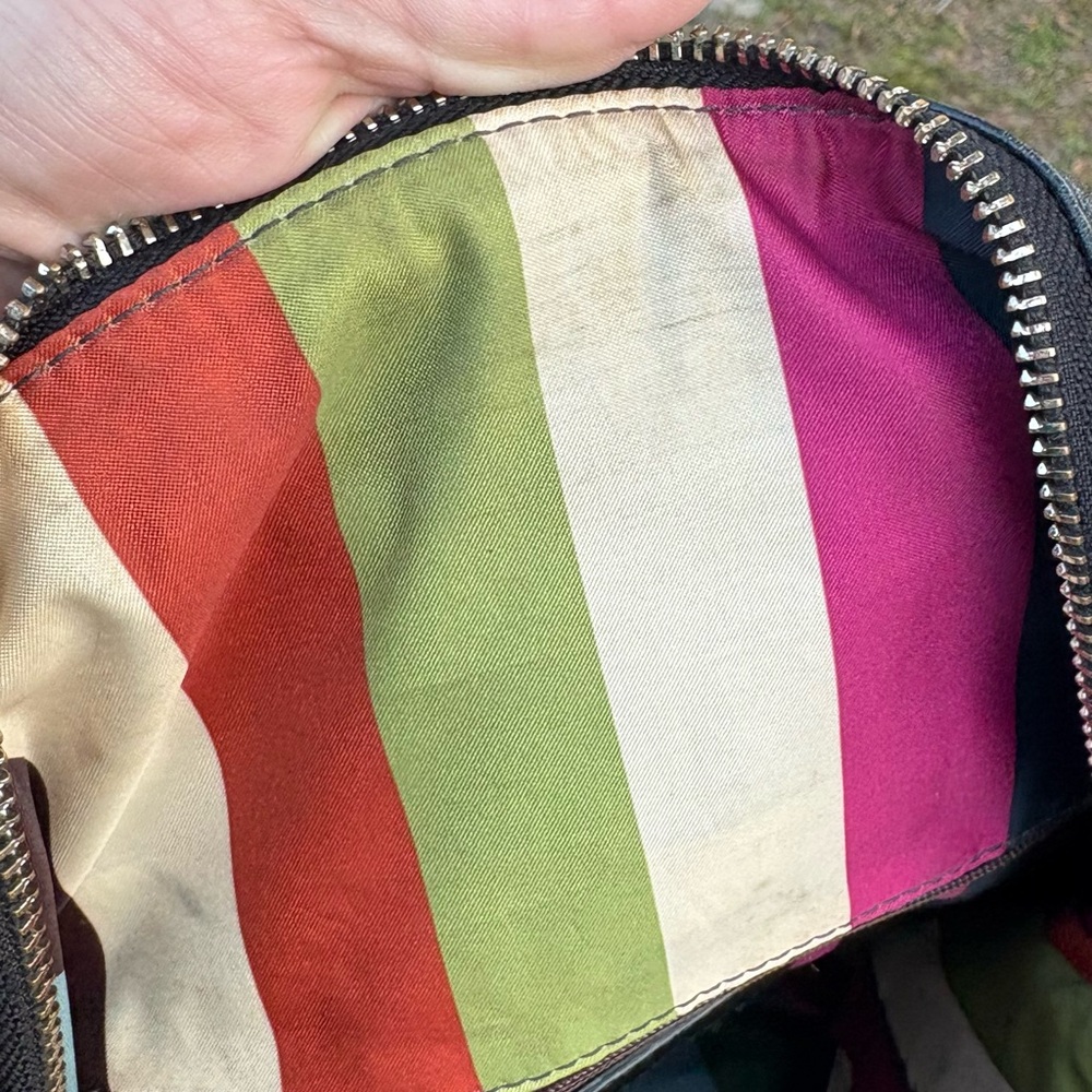 Coach Poppy Legacy Leather Satchel Bag - Picture 8 of 11